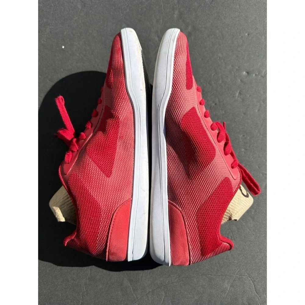 Lacoste Court Minimal‎ Sport Red Mesh Lace Up Sneakers Men's Size 11